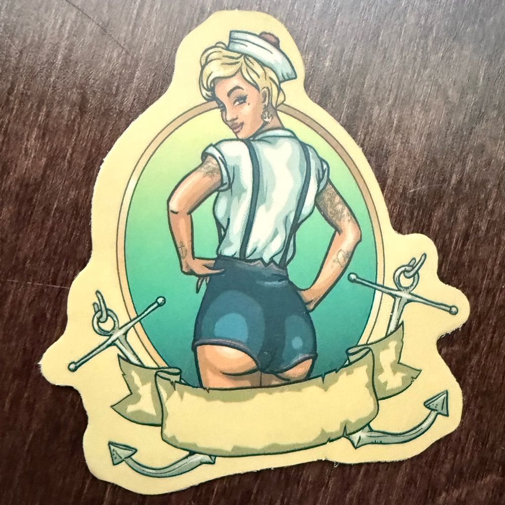 🎀10 for $10🎀 New Vinyl Sticker Pin Up Girl Tattoo Sailor Flapper Mermaid…